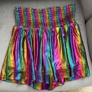 Rainbow TCEC Smoked Metallic Swing Shorts - Size Small - Brand New Never Worn